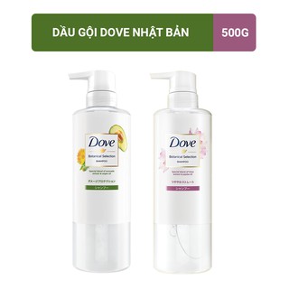 Dầu Gội Dove Phục Hồi Hư Tổn Chiết Xuất Bơ & Dầu Argan Botanical Selection 500g