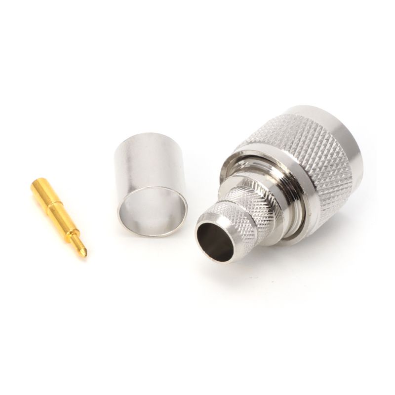 1 Bộ Đầu Nối RF Type N Cho Đồng Trục LMR400 RG8 Ca