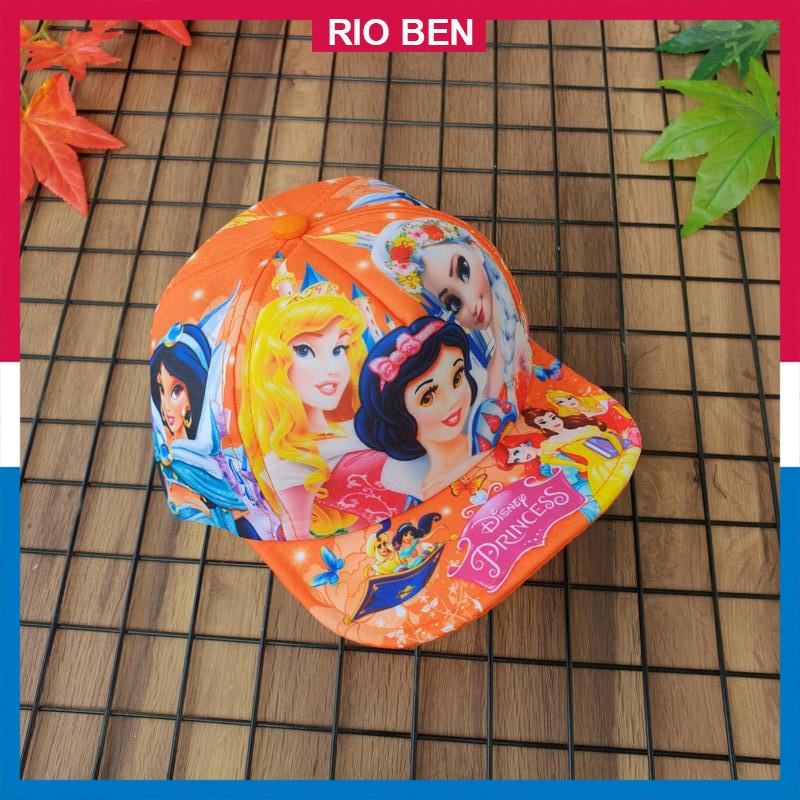 Nón bé gái in hình công chúa dễ thương, bé từ 2-5 tuổi RBN115