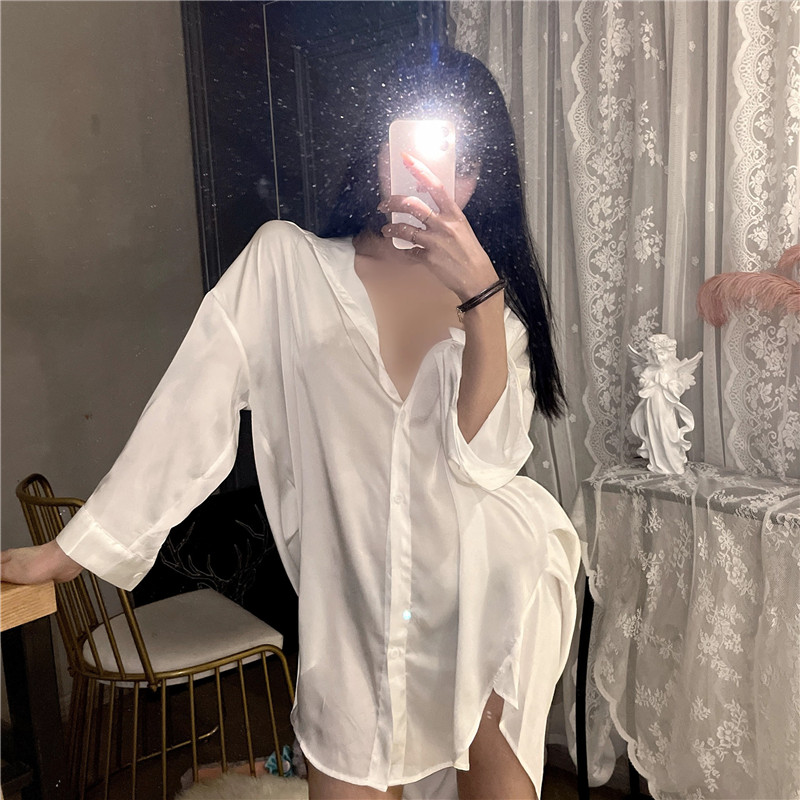 Đầm Ngủ Kiểu Sơ Mi Thiết Kế Ngọt Ngào Thời Trang 2021 Cho Nữ | BigBuy360 - bigbuy360.vn