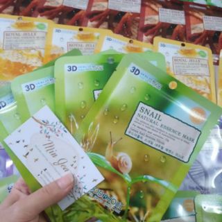 COMBO 10 MẶT NẠ 3D - DA ĐẸP MÊ LI