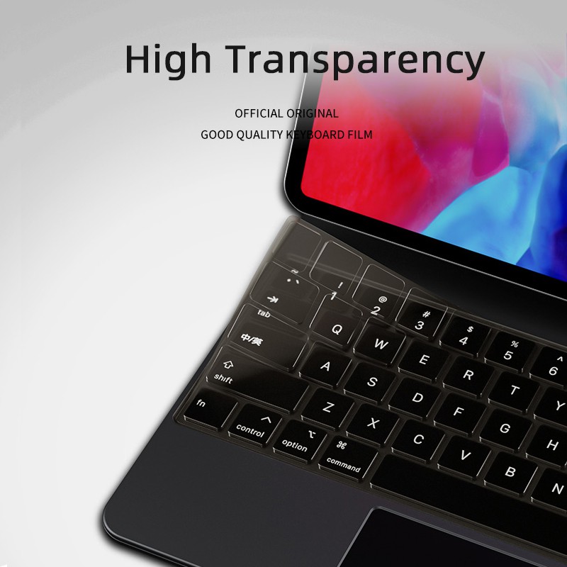 Miếng Dán Bảo Vệ Bàn Phím Bằng TPU Trong Suốt Chống Nước/Bụi Bẩn Cho Ipad Pro 11 12.9 Inch 2020 2021