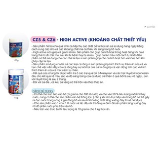 Khoáng Chất High Active 100g Cho Cá Cảnh