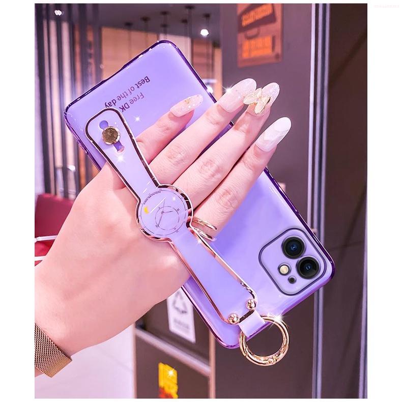 Ốp Điện Thoại Có Dây Đeo Thời Trang Cho OPPO Reno 6Z 6 5 5F 4 2F 2 Pro 5G A16 A54 A74 5G A15S A15 A95 A93 A92