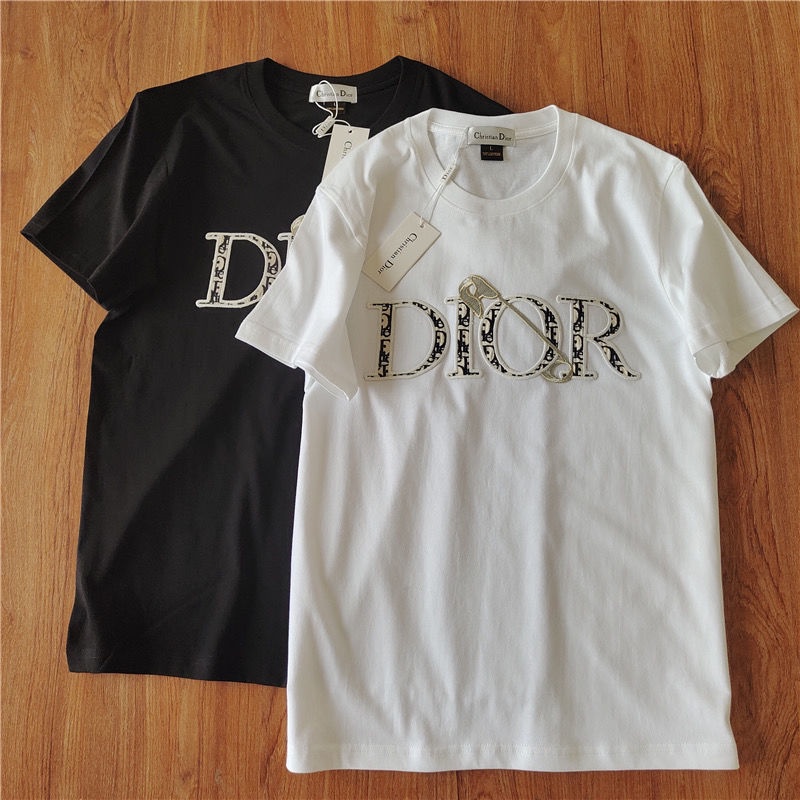 DIOR1 Ghim Dán Vải Thêu Chất Lượng Cao Phong Cách Âu Mỹ Dành Cho Nam Và Nữ