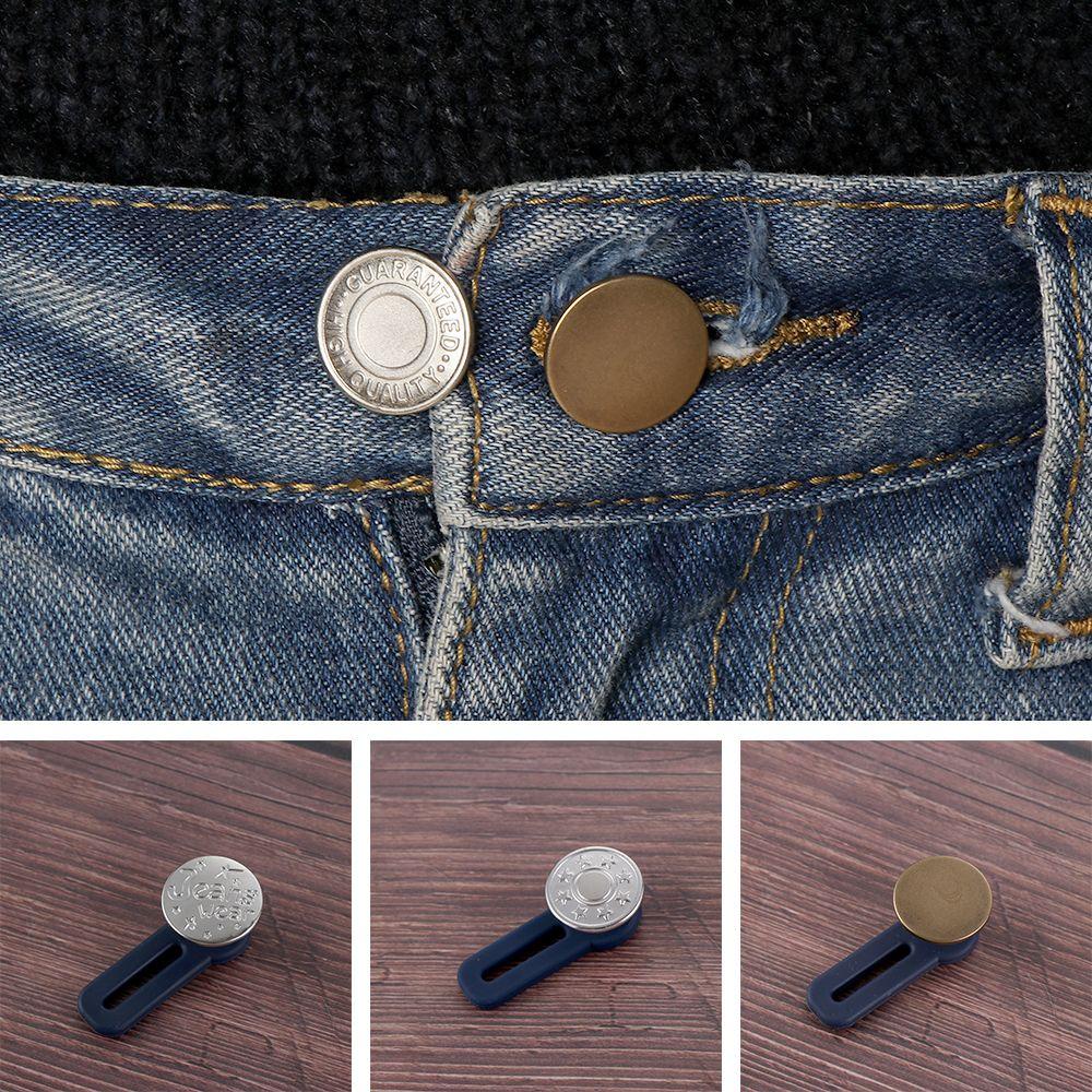 UPSTOPVN 2pcs Jeans Retractable Button Unisex Maternity Skirts Trousers Sewing accessories