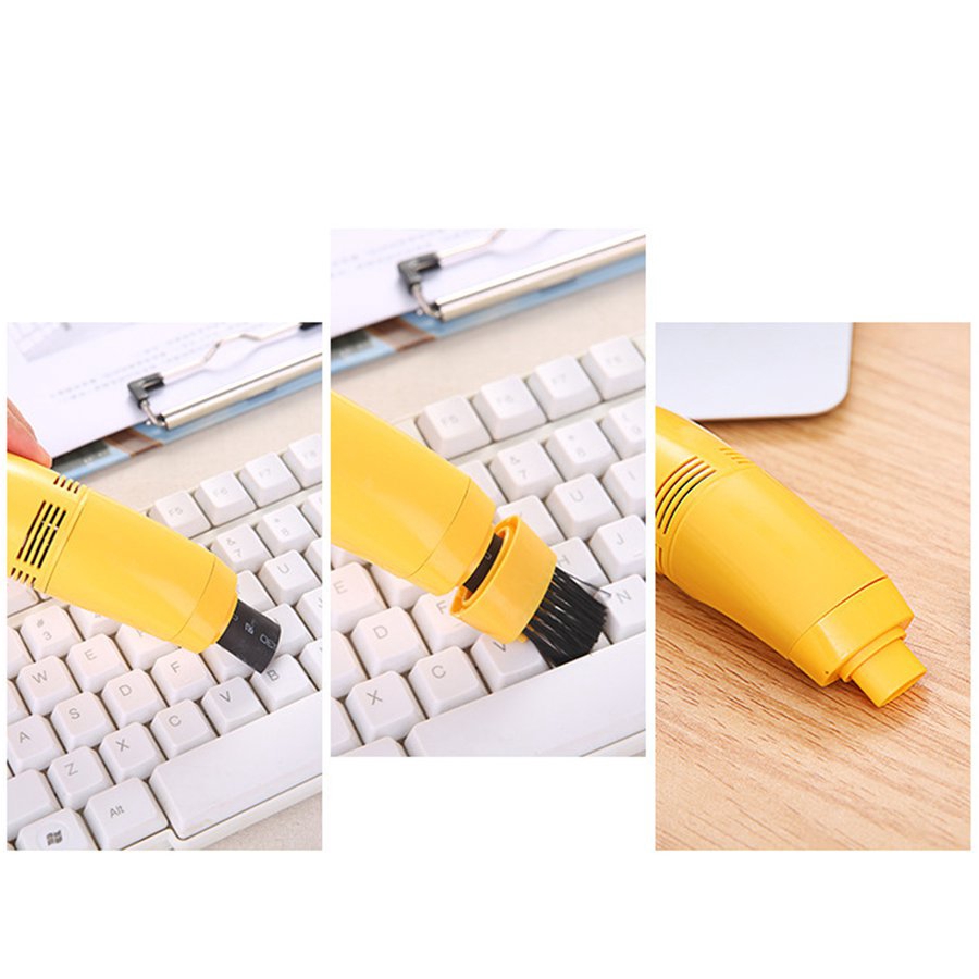 Ele】Máy hút bụi mini vệ sinh bàn phím máy tính kết nối USB