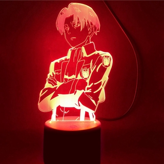 Đèn LED 3D 7 màu hình Attack on Titan
