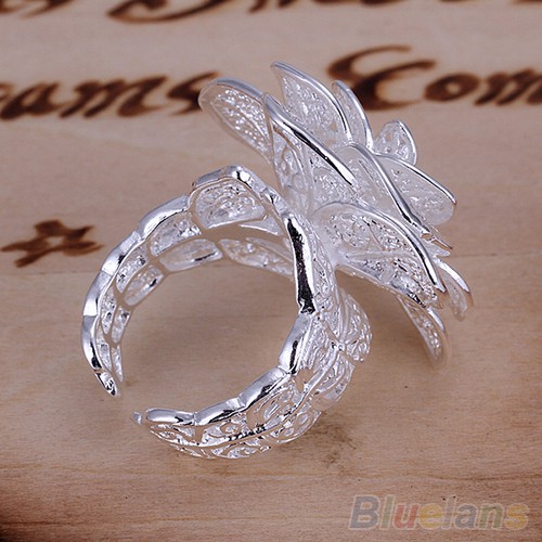 [Hàng Có Sẵn Sản Phẩm Thật] Nhẫn Hở Hình Hoa Phong Cách Hàn Quốc Tinh Tế Dễ Phối Đồ Thời Trang Thích Hợp Làm Quà Tặng Cho Cặp Đô