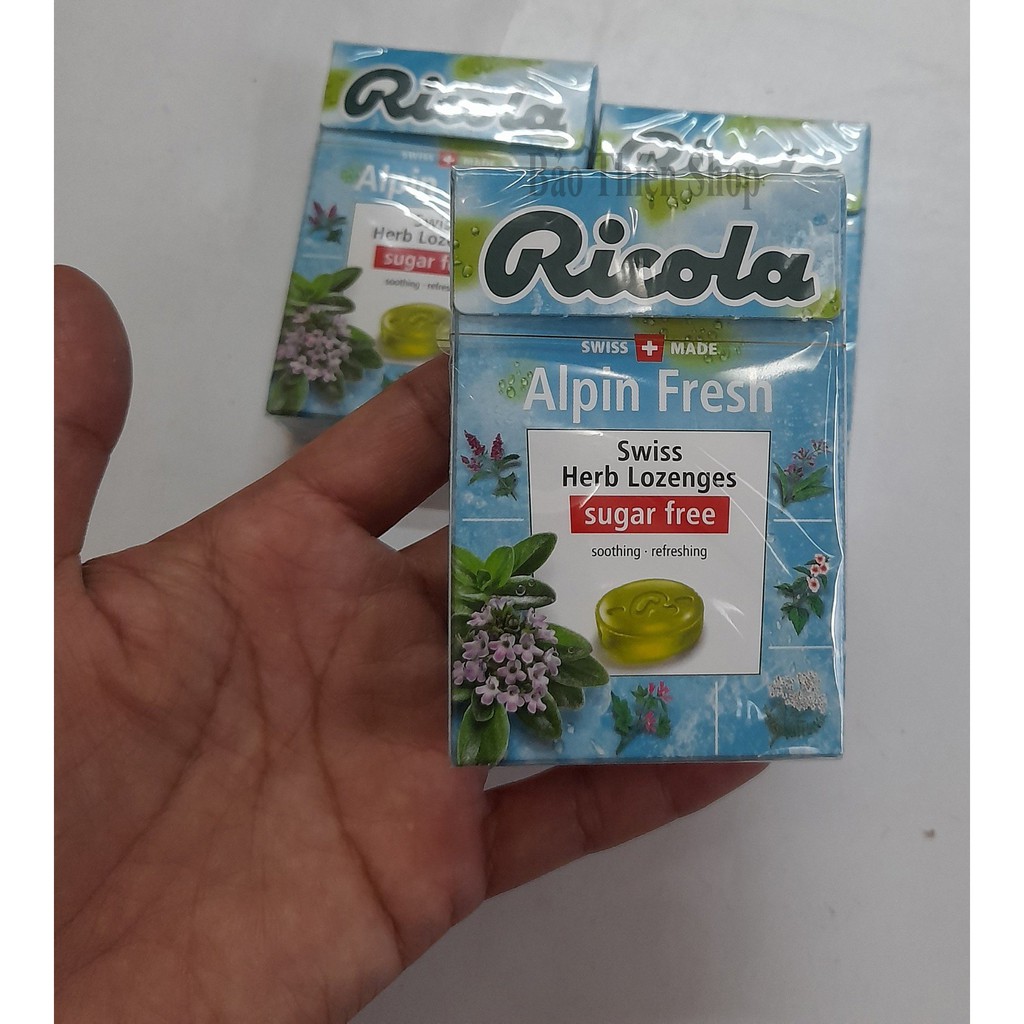 (5 vị) Kẹo thảo mộc Ricola Thụy Sĩ hộp 40g