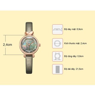 Đồng hồ nữ JULIUS JA-1014E dây da