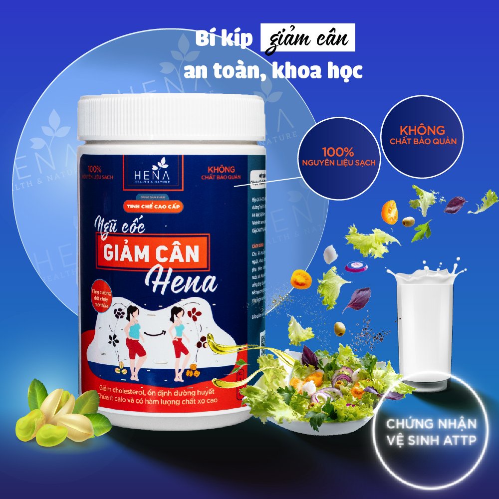 Ngũ cốc giảm cân hena 500g không đường - ảnh sản phẩm 1