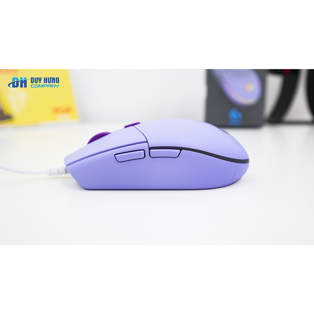 Chuột Gaming có dây Logitech G203 Màu Tím Lilac