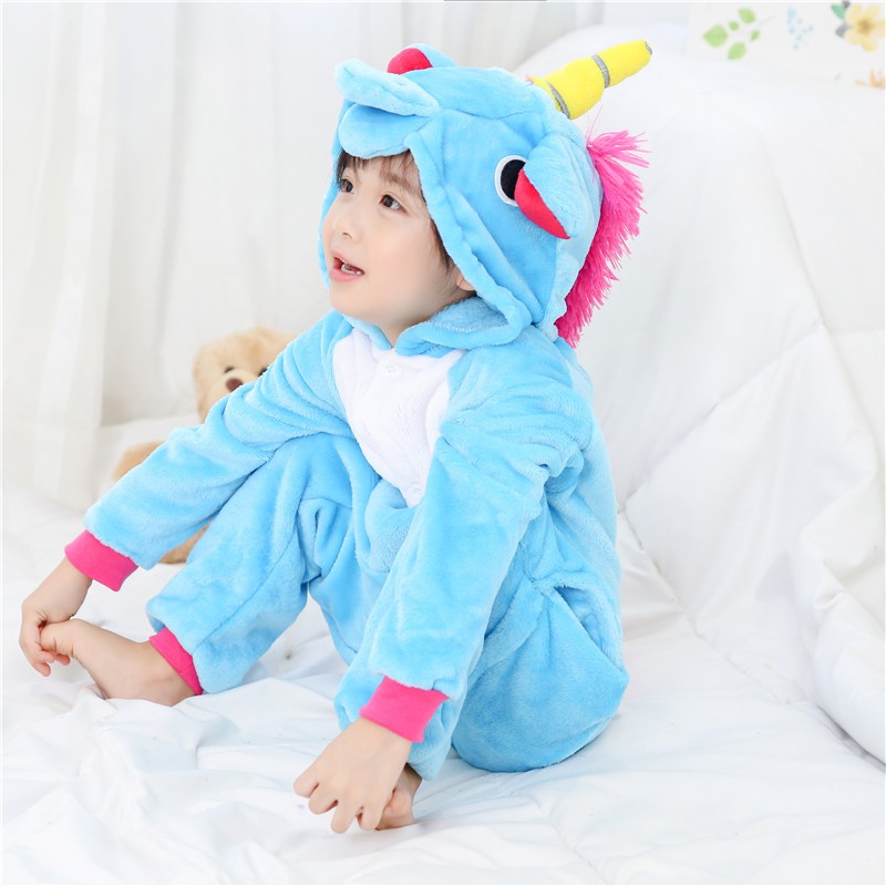 Unicorn Kigurumi Kid Children Baby Boy Pajama Animal Anime Cosplay Party Performance Halloween Costume Pijama Pyjama