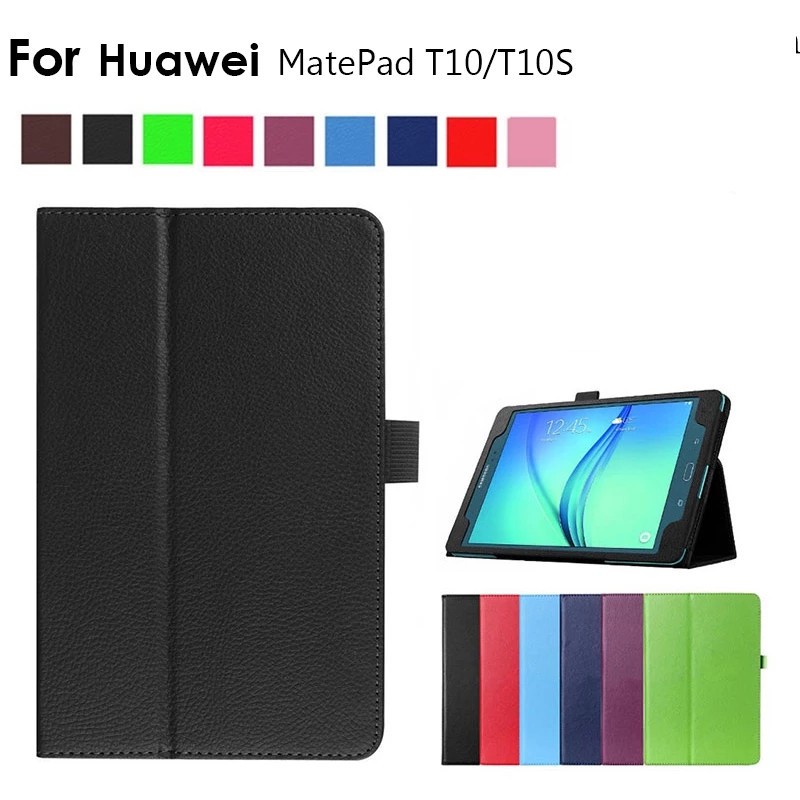 Bao da PU Bao da nắp gập cho Huawei Matepad T10s Case 10.1 AGS3-L09 AGS3-W09 Nắp gập cho Huawei Matepad T10 T 10s | BigBuy360 - bigbuy360.vn