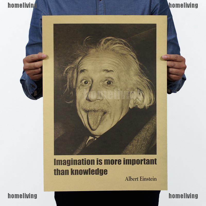 Poster Dán Tường Hình Einstein