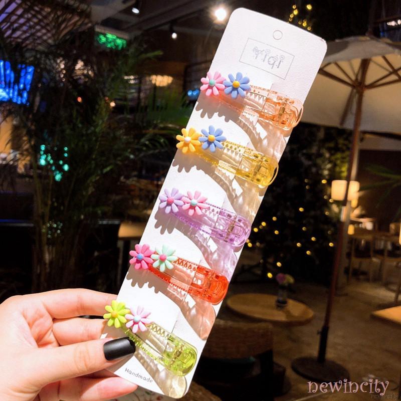 Bộ kẹp tóc phong cách Hàn Quốc xinh xắn cho bé gái