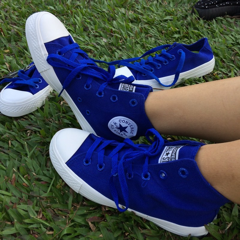 Giày Chuck 2 AllStar Classic Cổ Cao Nữ Xanh Nhạt