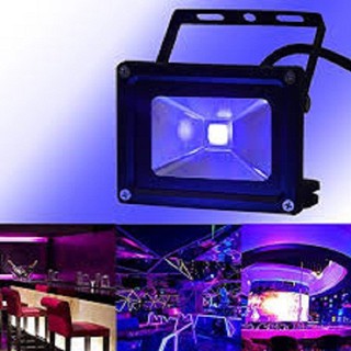Đèn pha led 10W IP65 ánh sáng xanh dương