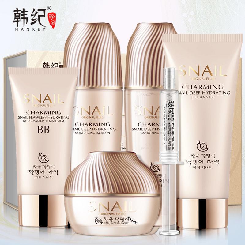 (Hàng Mới Về) Bộ Mỹ Phẩm Chăm Sóc Da Tinh Chất Ốc Sên Han Ji [TD92]