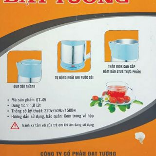 Ấm siêu tốc Đạt Tường ST05 1.8L