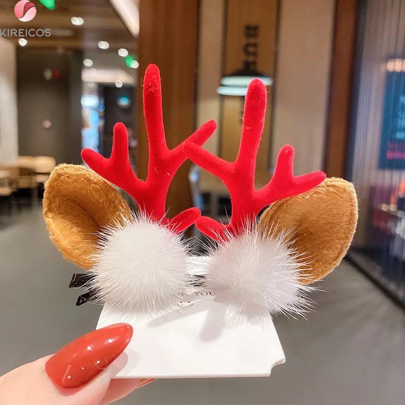 Kẹp Tóc Sừng Nai Noel Siêu Hot 2020 Cho Các Nàng