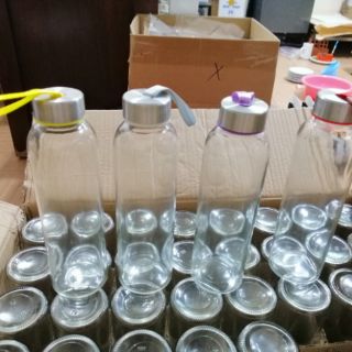 Chai thủy tinh dây màu 500ml