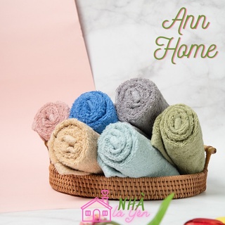 Khăn mặt cotton cao cấp mềm vải mịn 30x50 21600 annhome