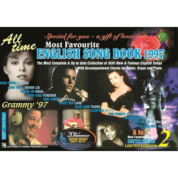 Sách English Song Book 1997- Tập 2