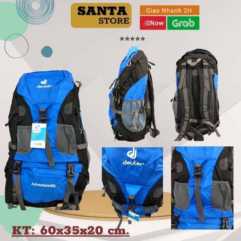 Balo Du Lịch nam nữ 40L đi phượt dã ngoại, đựng đồ cá nhân, hành lý, thời trang cao cấp SANTA STORE bền đẹp