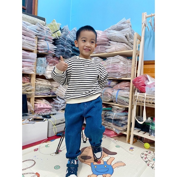 Quần Jeans Cao Cấp Bé Trai - Lót lông dày ấm [Ảnh Thật]