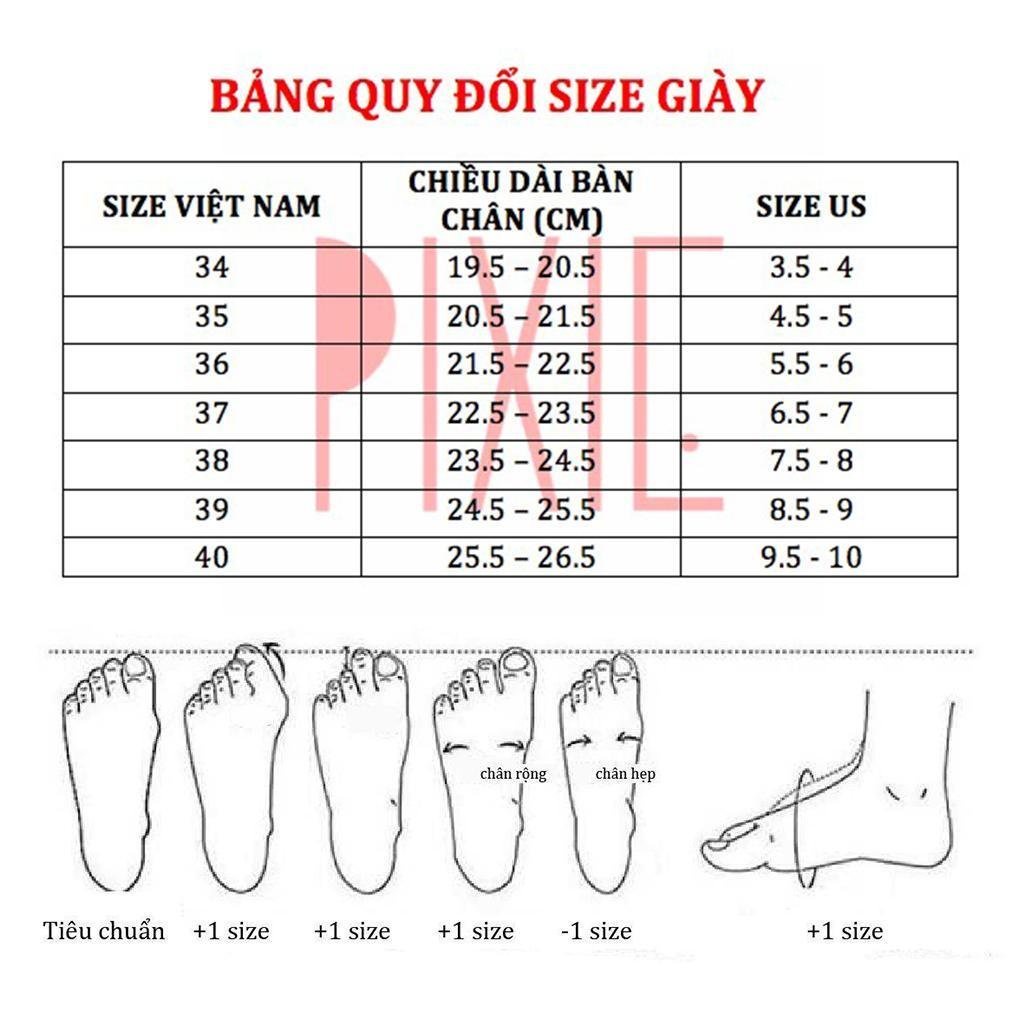 Dép Đế Xuồng 3cm 2 Quai Ngang Pixie X917