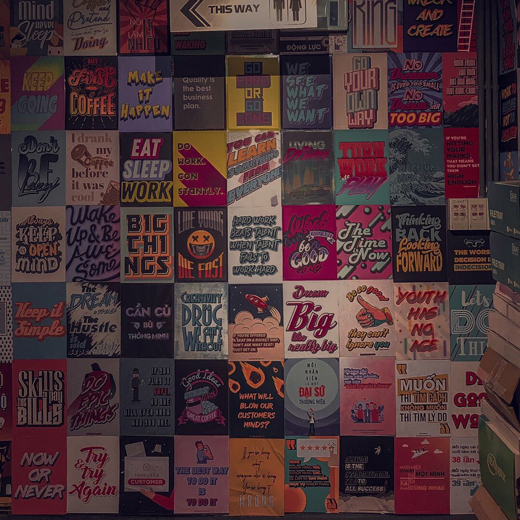 Bộ 100 sticker Món ngon Việt Nam dùng để trang trí điện thoại di động/ván trượt/vali không để lại dấu keo