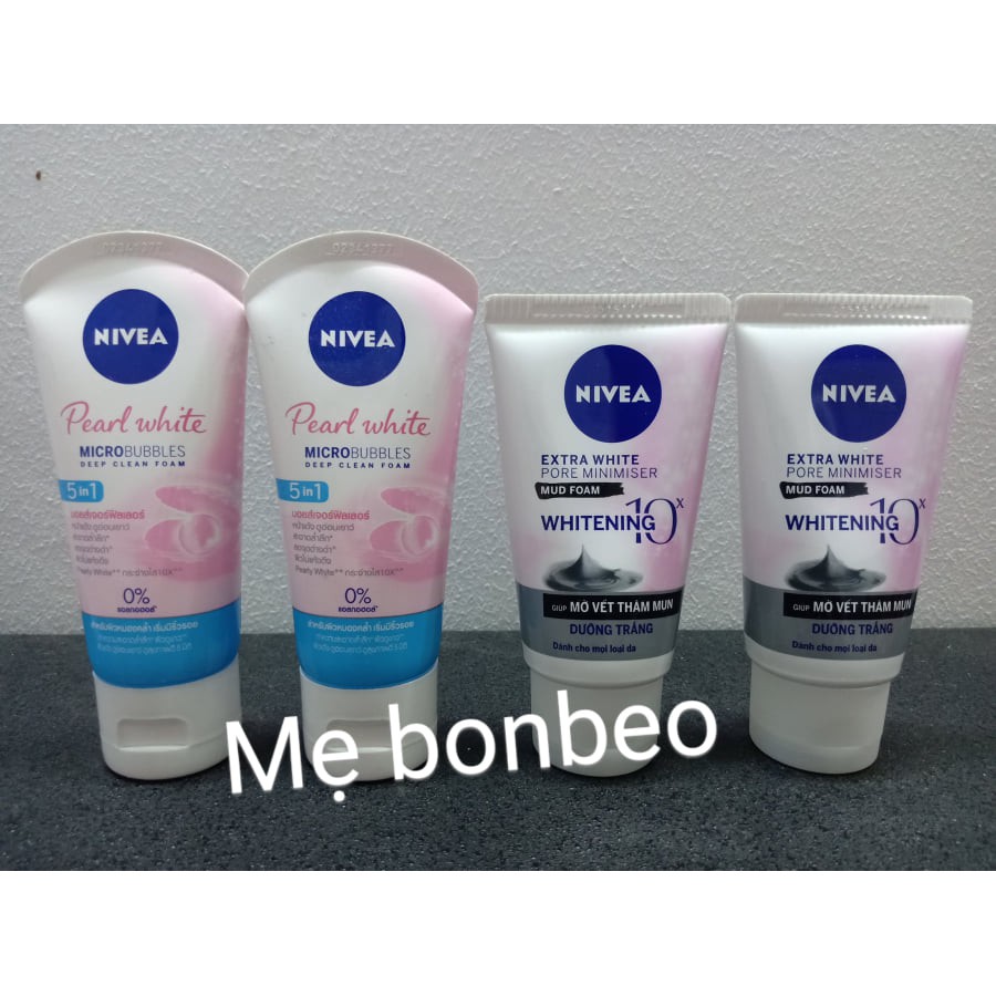 (Chính hãng) Sữa rửa mặt NIVEA nữ 50g / 100g