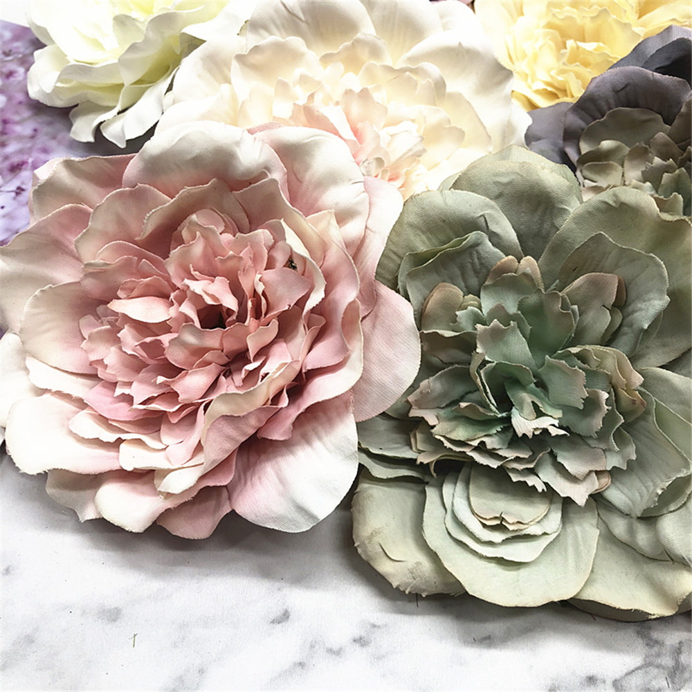 Bộ 5 Bông Hoa Giả 10cm Trang Trí Tiệc