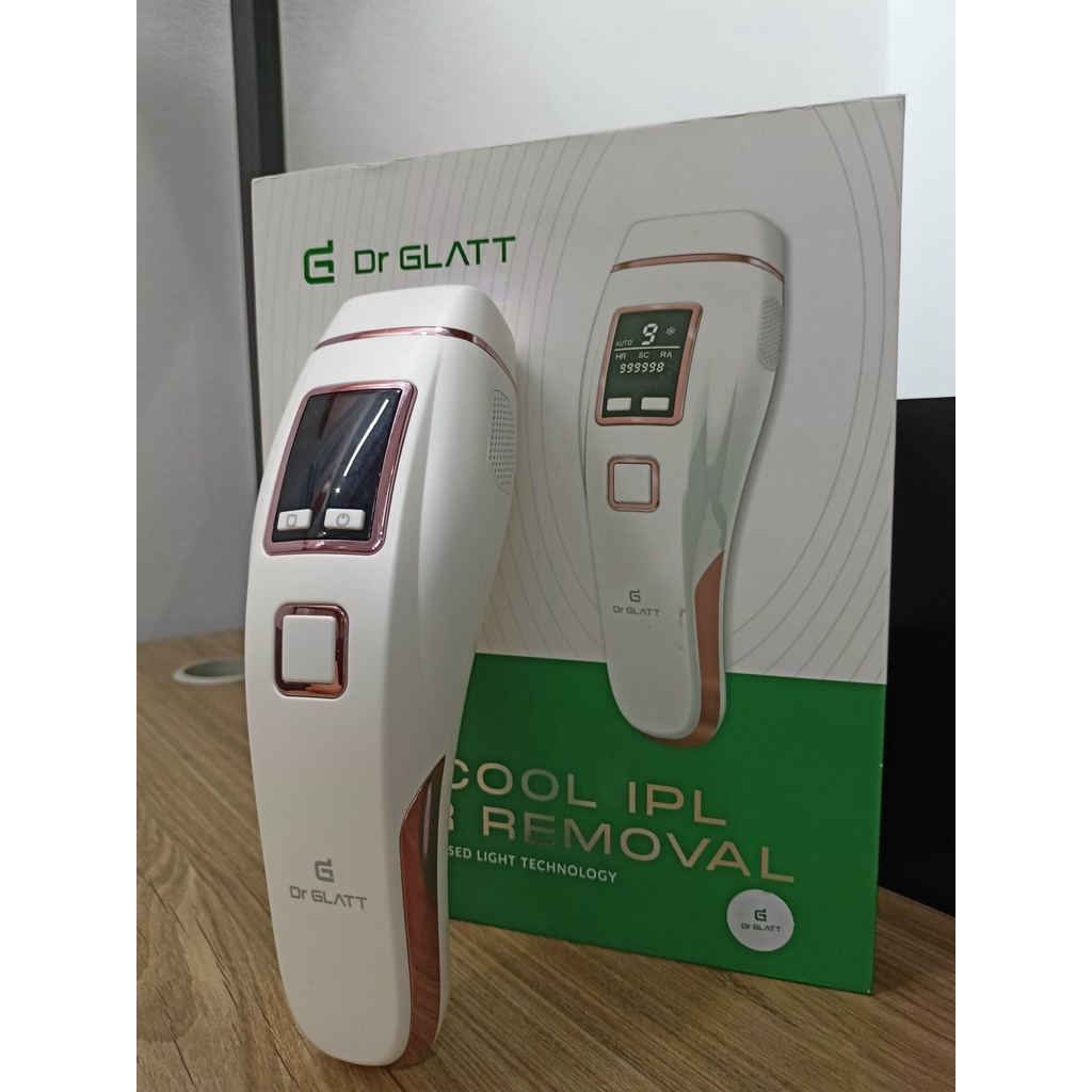 Máy triệt lông mini Dr Glatt IPL PRO, triệt vĩnh viễn tại nhà trẻ hoá làn da - Shop Viloet