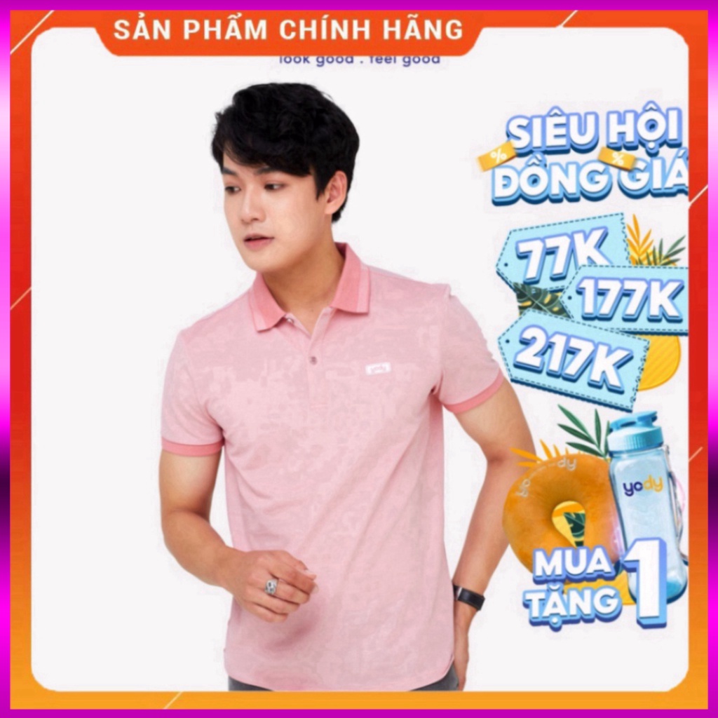 Áo thun polo nam YODY vải cá sấu cotton cao cấp thoáng mát bigsize cỡ lớn APM3299 (giá sale hot)