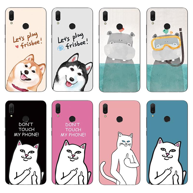 Ốp Lưng HọA TiếT HìNh Chú Hà Mã ThờI Trang Cho Huawei Honor Play / 10 Lite / Mate10 Lite / Nova 2i