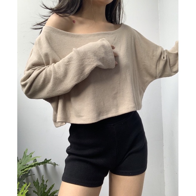 SP000973 Áo Unseethru (Brown) restock ngày 10/1- Tiệm Mềm Croptop