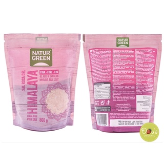 Muối hồng tự nhiên himalaya natur green 500g