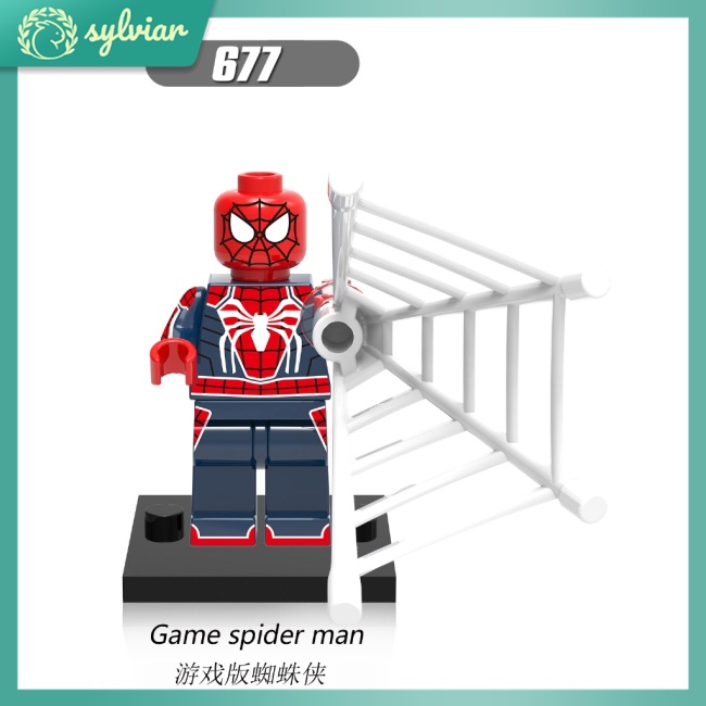 Mô Hình Lego Người Nhện Bằng Lụa X0168