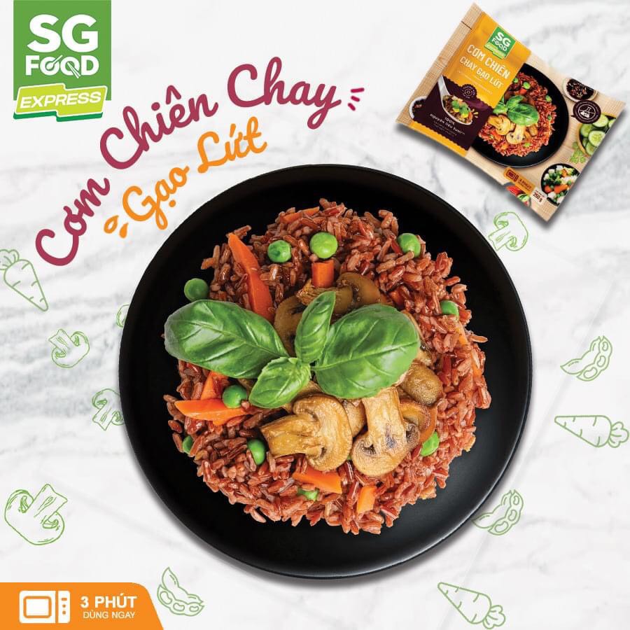 Cơm chiên chay gạo lứt 200g