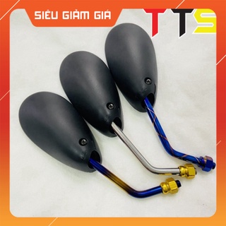 Gương , kính xe máy chân Inox, Titan mẫu CRG lẻ 1 cây bên trái