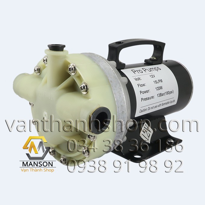 Bơm nước áp lực mini PRO PUMP, 12V 15L/P