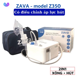 Máy Xông Hút Mũi 2 Trong 1 ZAVA  Z350 Cải Tiến Cốc Hút Dịch Mũi, Máy Xông Khí Dung Và Hút Dịch Mũi Cho Bé