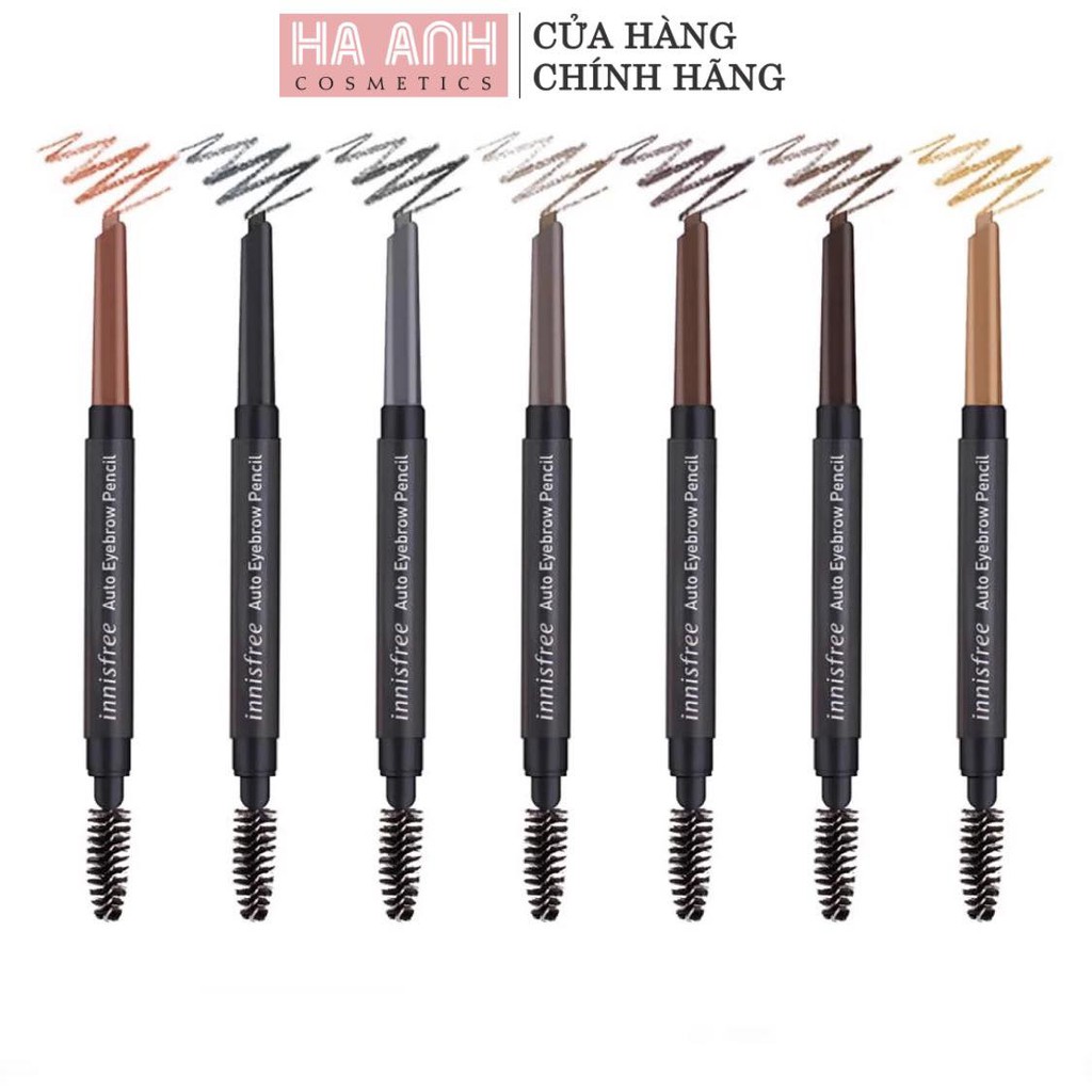 Chì Kẻ Mày Innisfree Eco Eyebrow Pencil màu 05 nâu đen