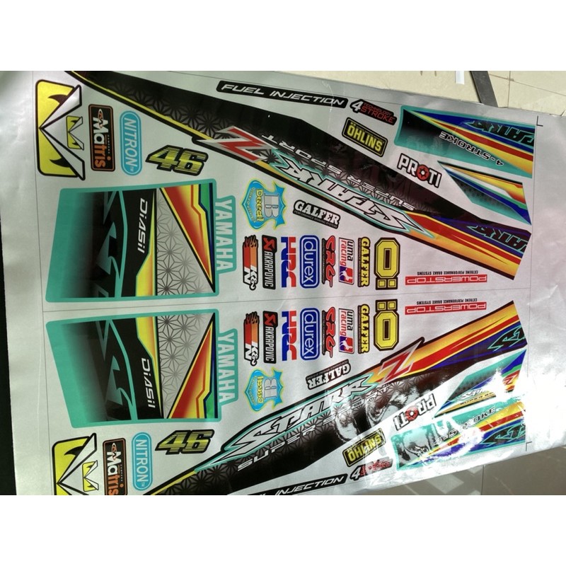 ( Quí khách vui lòng mang ra tiệm cho thợ dán ) Tem Sirius chất liệu Candy