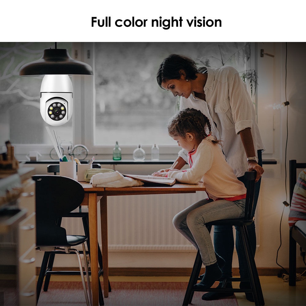 Camera Yoosee Bóng Đèn Thế Hệ Mới 8 Led 5.0Mp Góc Rộng Siêu Nét Full Hd Hồng Ngoại Quay Đêm