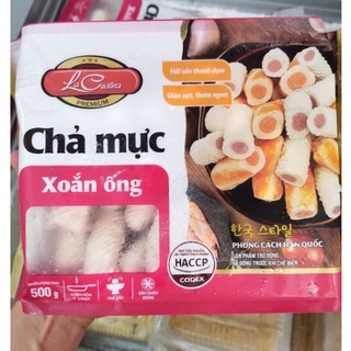 Chả Mực Xoắn Ống Lacusina thơm ngon giòn ngọt vị