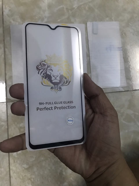 Kính cường lực samsung m10 - Full màn hình, full keo, tặng bộ phụ kiện lau